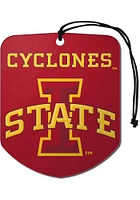 Sports Licensing Solutions Iowa State Cyclones 2 Pack Shield Auto Air Fresheners - Red