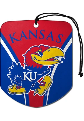 Sports Licensing Solutions Kansas Jayhawks 2 Pack Shield Auto Air Fresheners - Blue