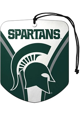 Sports Licensing Solutions Michigan State Spartans 2 Pack Shield Auto Air Fresheners - Green
