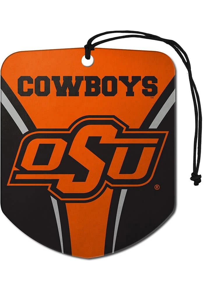 Sports Licensing Solutions Oklahoma State Cowboys 2 Pack Shield Auto Air Fresheners - Orange