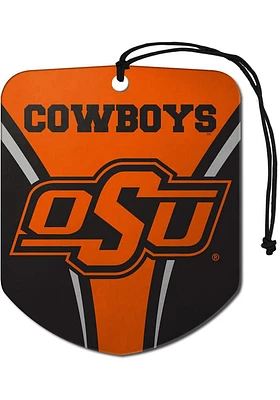 Sports Licensing Solutions Oklahoma State Cowboys 2 Pack Shield Auto Air Fresheners - Orange