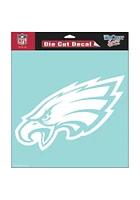 Philadelphia Eagles 8x8 White Perfect Cut Auto Decal - White