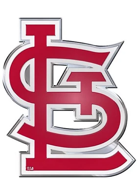 Sports Licensing Solutions St Louis Cardinals Aluminum Car Emblem - Red