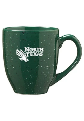 North Texas Mean Green 16oz Speckled Ceramic Mug - Green