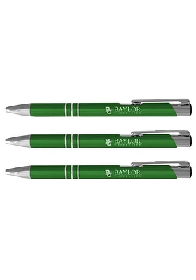 Baylor Bears 3 Pack Ball Point Pen Set - Green