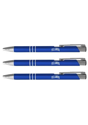 Villanova Wildcats 3 Pack Ball Point Pen Set - Grey