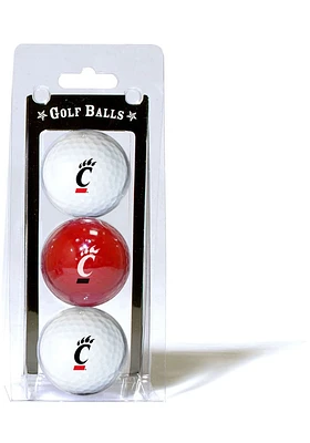 Cincinnati Bearcats 3 Pack Golf Balls