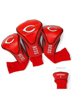 Cincinnati Reds 3 Pack Contour Golf Headcover