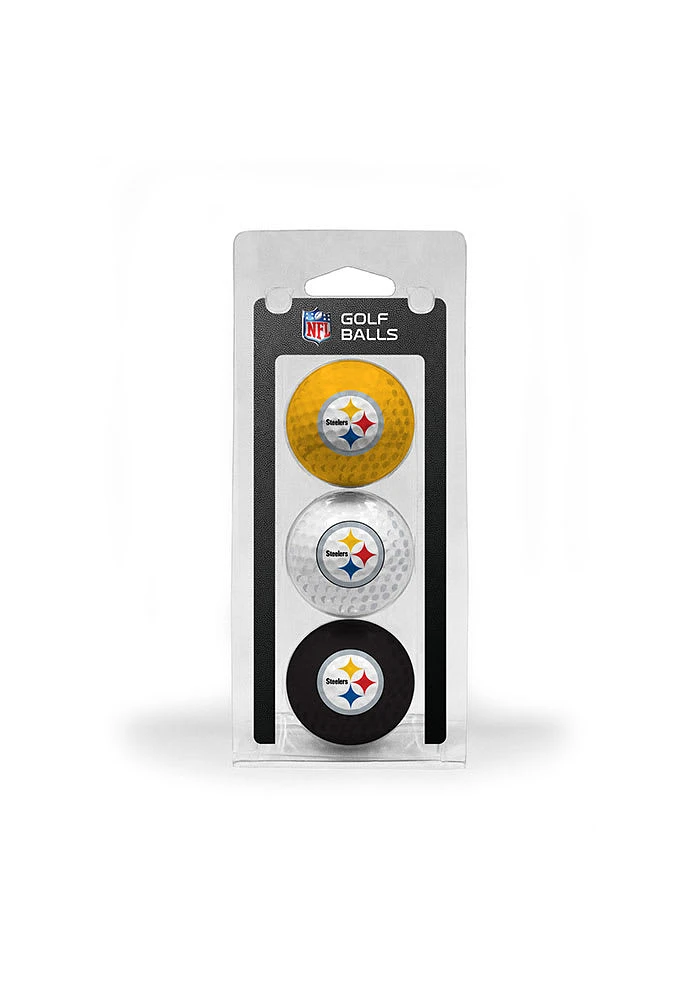 Pittsburgh Steelers 3 Pack Design Golf Balls