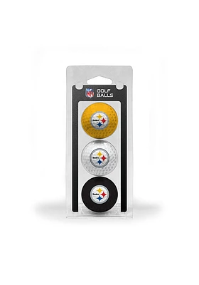 Pittsburgh Steelers 3 Pack Design Golf Balls