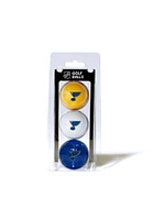 St Louis Blues 3pk Colored Golf Balls