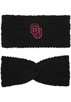 LogoFit Oklahoma Sooners Black Adaline Womens Knit Hat