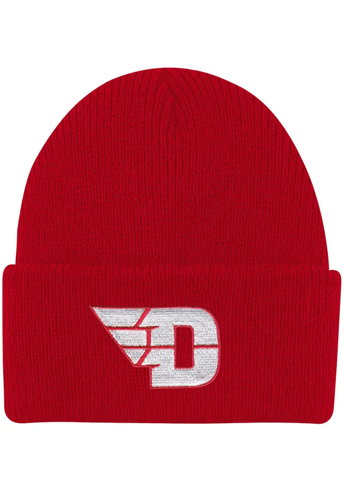 LogoFit Dayton Flyers Northpole Beanie Baby Knit Hat - Red