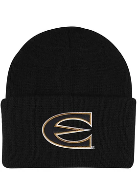 LogoFit Emporia State Hornets Northpole Beanie Baby Knit Hat - Black