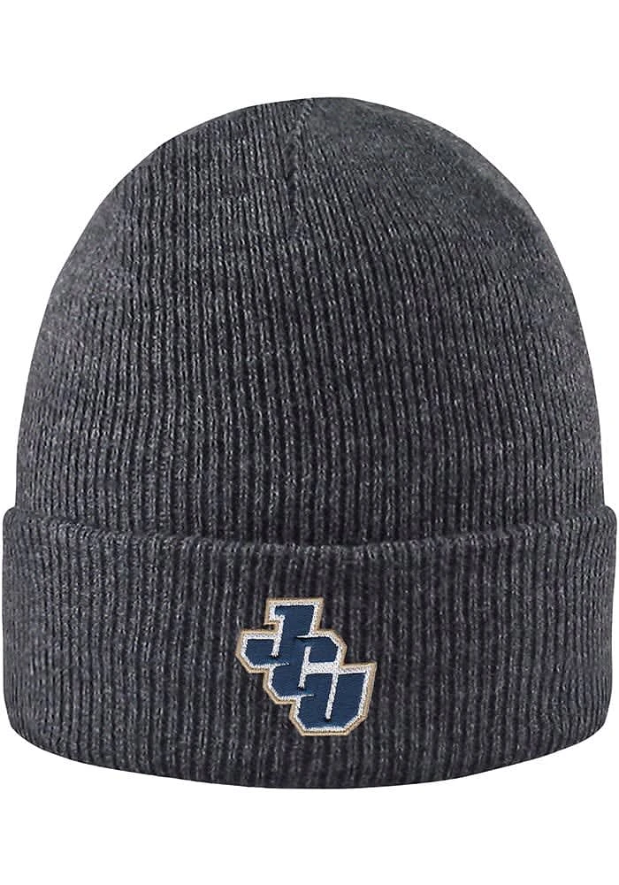 LogoFit John Carroll Blue Streaks Grey Northpole Cuffed Mens Knit Hat