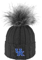 LogoFit Kentucky Wildcats Charcoal Alps Pom Womens Knit Hat