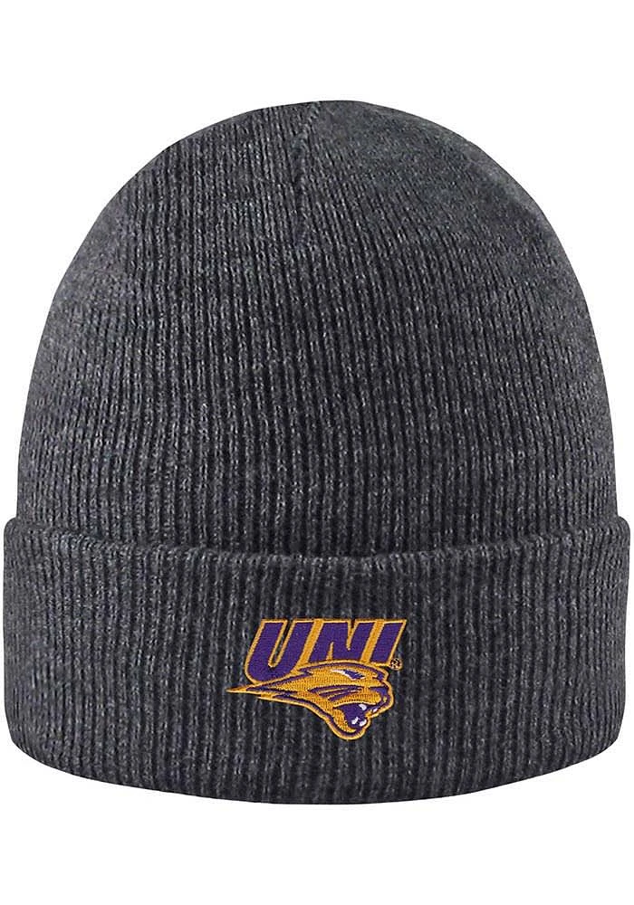 LogoFit Northern Iowa Panthers Grey Northpole Cuffed Mens Knit Hat