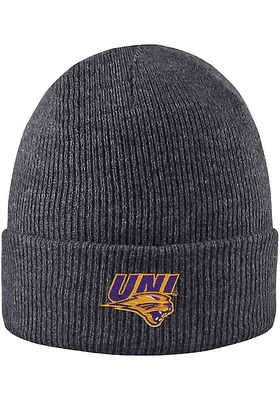 LogoFit Northern Iowa Panthers Grey Northpole Cuffed Mens Knit Hat