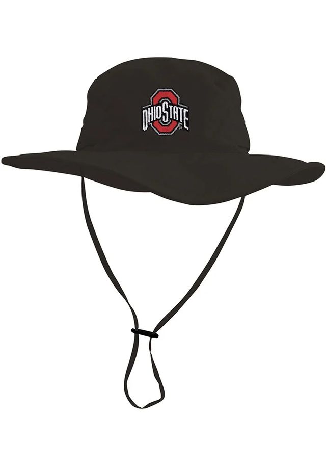 LogoFit Ohio State Buckeyes Black Boonie Classic Mens Bucket Hat