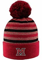 LogoFit Miami RedHawks Red Doc Mens Knit Hat