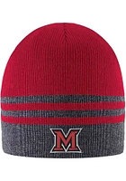 LogoFit Miami RedHawks Grey Crew Mens Knit Hat