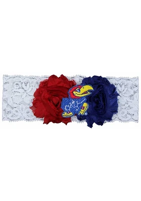 Kansas Jayhawks Flower Pattern Womens Garter