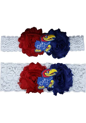 Kansas Jayhawks Flower Womens Garter