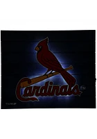 St Louis Cardinals Team Logo Sign - Red
