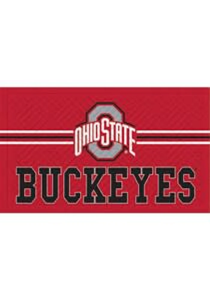 Ohio State Buckeyes Cross Hatch Door Mat