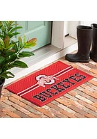 Ohio State Buckeyes Cross Hatch Door Mat