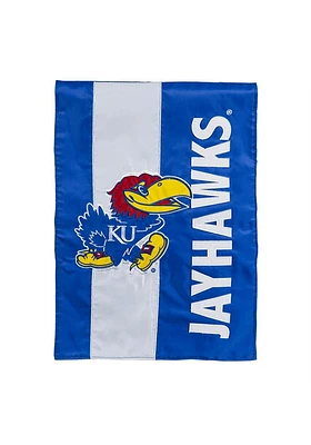 Kansas Jayhawks Mixed Material Garden Flag - Blue