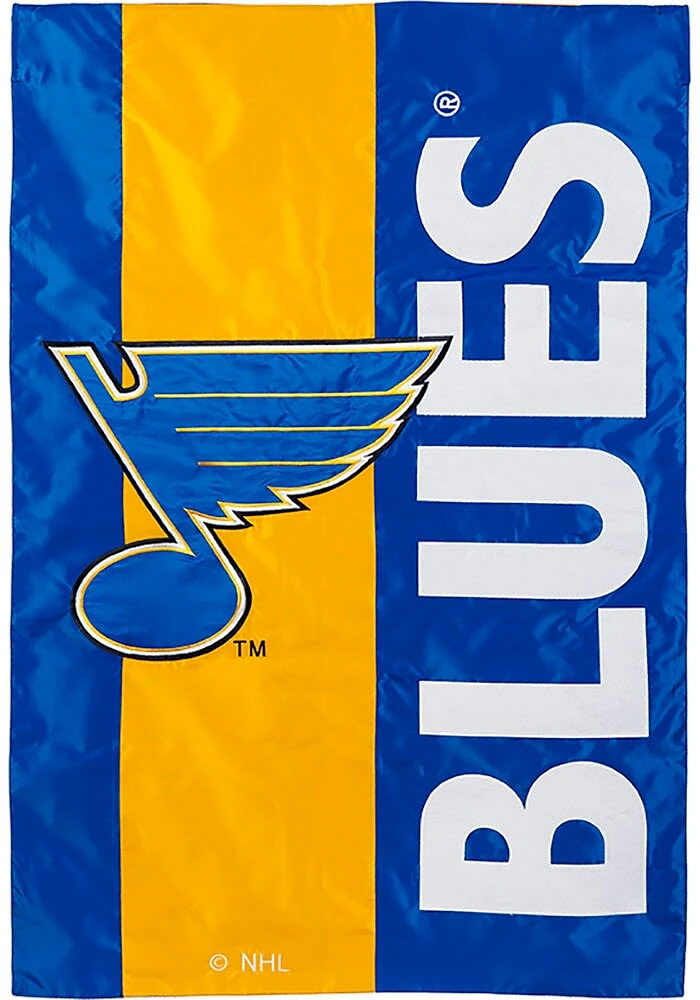 St Louis Blues Mixed Material Garden Flag - Blue