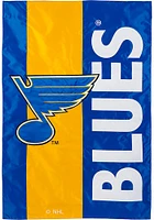 St Louis Blues Mixed Material Garden Flag - Blue