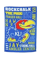 Kansas Jayhawks 28x44 inch Fan Favorite Banner - Blue