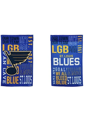 St Louis Blues 12.5x18 Fan Favorite Garden Flag - Blue