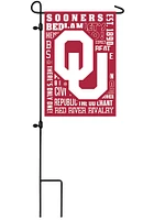 Oklahoma Sooners 12x18 inch Fan Favorite Garden Flag - Crimson