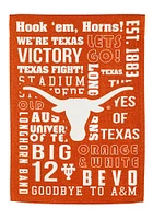 Texas Longhorns 12.5x18 Fan Favorite Garden Flag - Burnt Orange