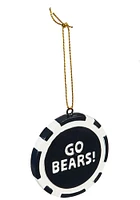 Chicago Bears Poker Chip Ornament