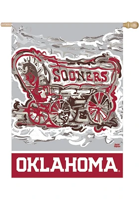 Oklahoma Sooners Justin Patten Banner - Red