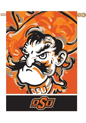 Oklahoma State Cowboys Justin Patten Banner - Orange