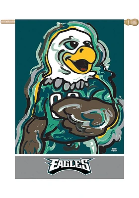 Philadelphia Eagles Justin Patten Banner - Midnight Green