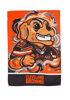 Cleveland Browns Justin Patten Garden Flag