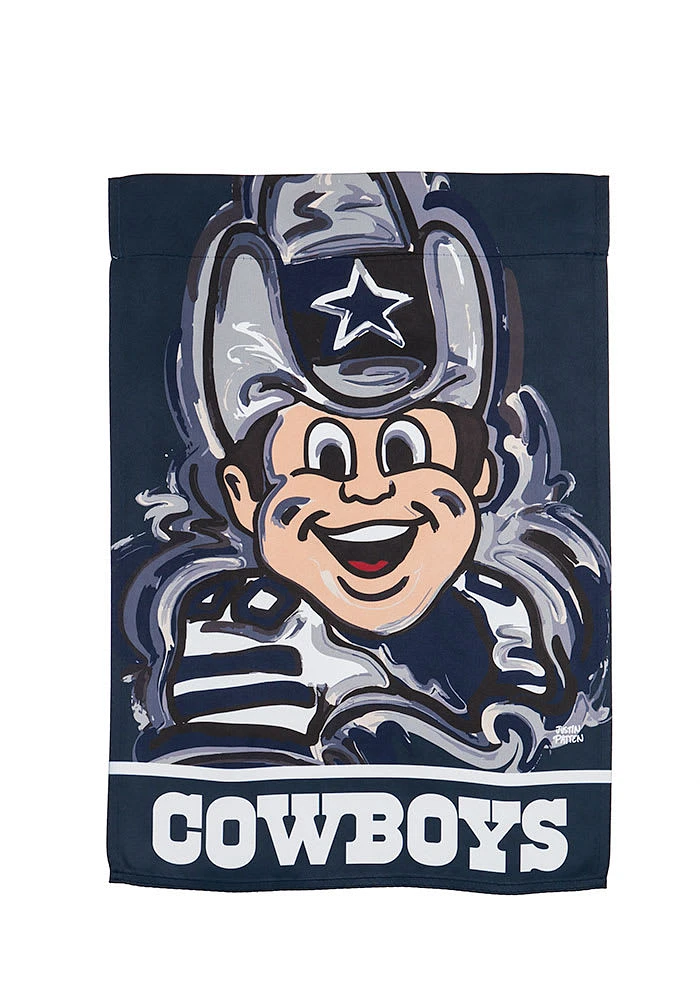 Dallas Cowboys Justin Patten Garden Flag - Blue