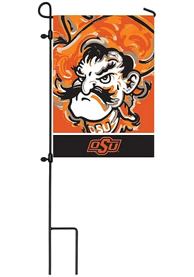 Oklahoma State Cowboys Justin Patten Garden Flag - Orange