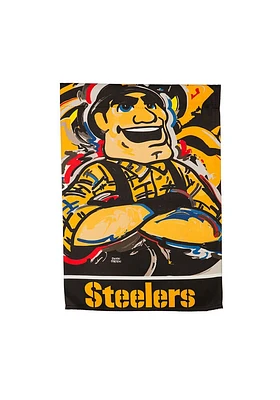 Pittsburgh Steelers Justin Patten Garden Flag - Yellow