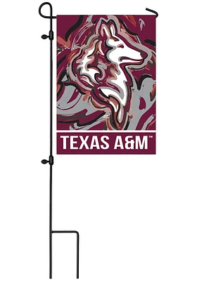Texas A&M Aggies Justin Patten Garden Flag - Maroon