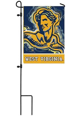 West Virginia Mountaineers Justin Patten Garden Flag - Yellow