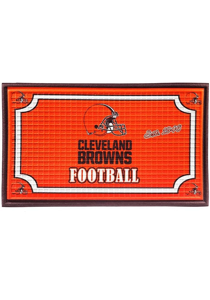 Cleveland Browns Embossed Door Mat