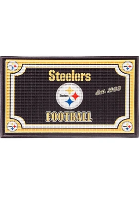 Pittsburgh Steelers Embossed Door Mat