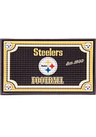 Pittsburgh Steelers Embossed Door Mat